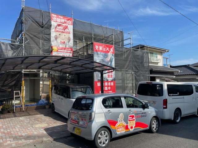 【雨天中止】行橋市宮の杜：H様　外壁塗装・屋根塗装、その他塗装、リフォーム工事