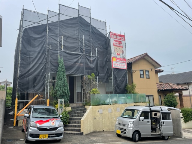 【工事6日目】北九州市Ｆ様：屋根・外壁塗装工事