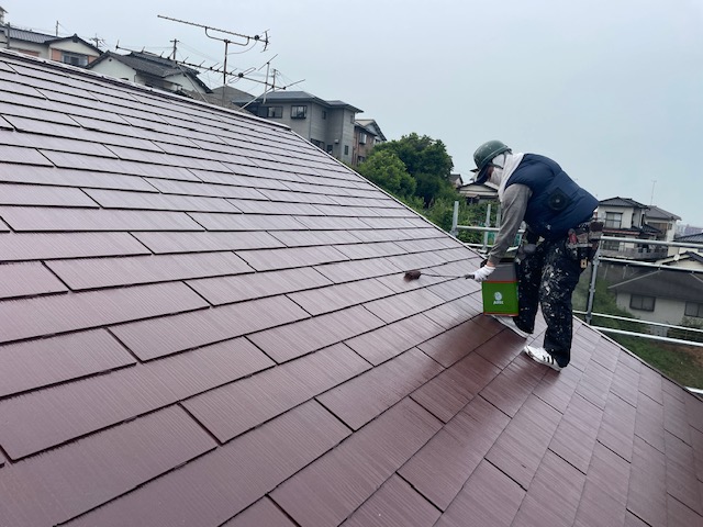 【工事6日目】北九州市Ｆ様：屋根・外壁塗装工事