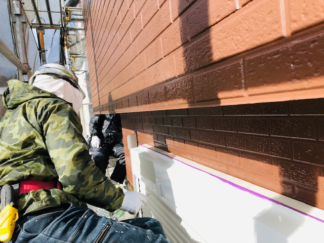 11月12日(金)北九州市小倉南区沼新町での屋根塗装・外壁塗装・付帯塗装工事をさせて頂いております！(7日目)