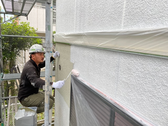 5/28(金)北九州市小倉南区、小倉北区、古賀市にて屋根・外壁塗装工事をさせて頂いてます！