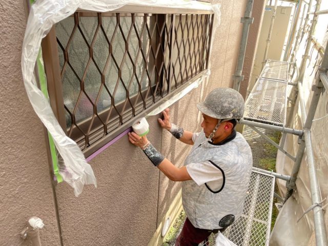 7月12日京都郡苅田町葛川にて屋根・外壁塗装工事をさせて頂いております！