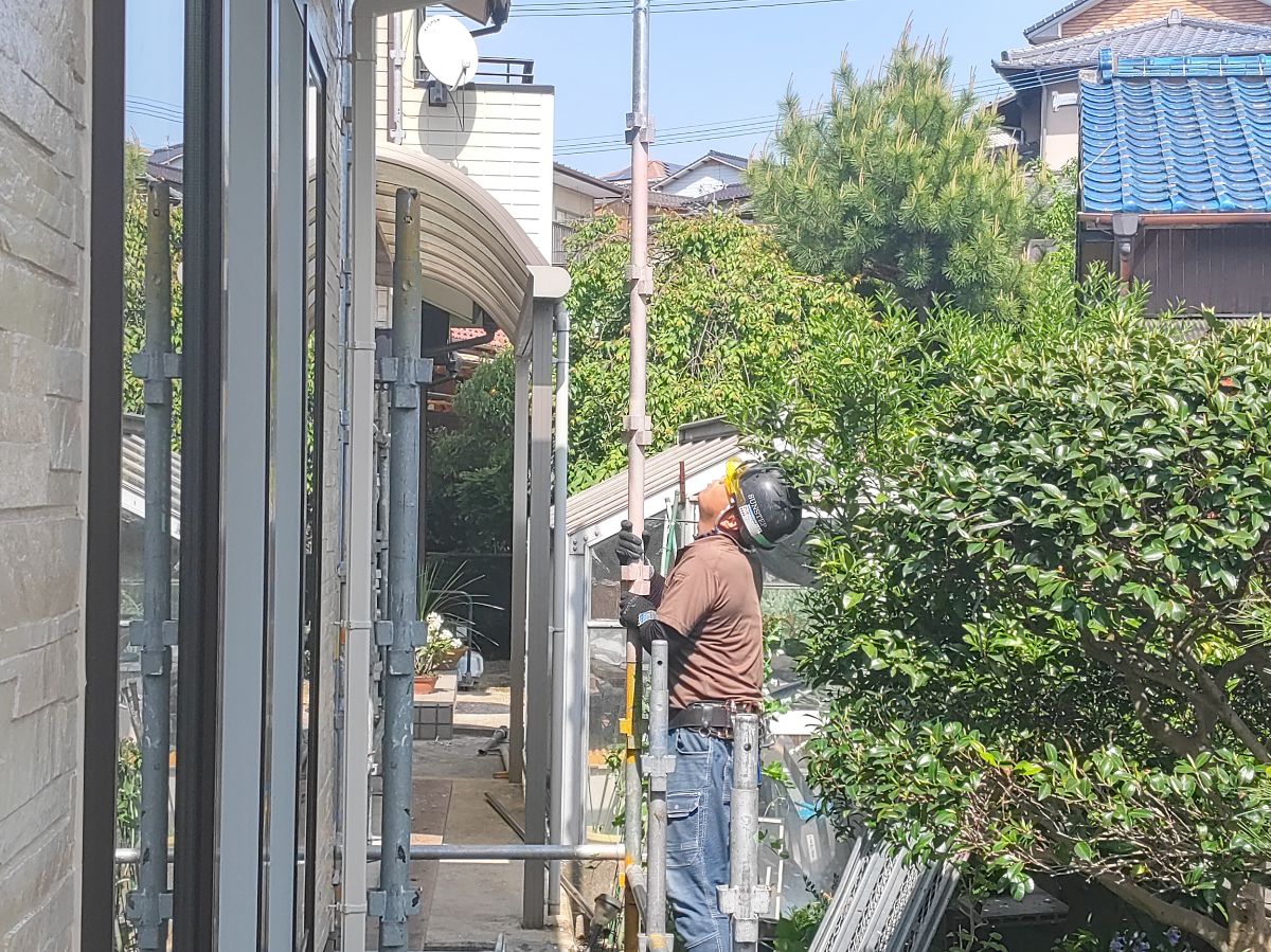 【工事】北九州市小倉北区熊谷にて屋根塗装・外壁塗装・付帯塗装工事をさせて頂きます！(11日目)