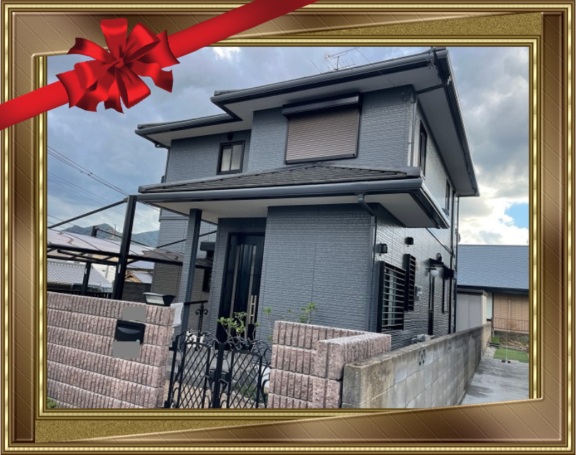 外壁塗装・リシェント玄関ドア工事【小倉南区企救丘　Ｋ様】