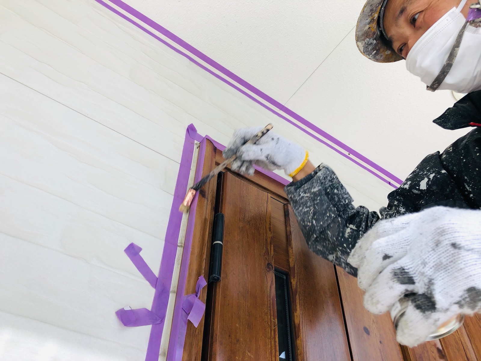 【工事】3月29日(火)北九州市小倉南区長行西町にて屋根塗装・外壁塗装・付帯塗装工事をさせて頂いております！（4日目）
